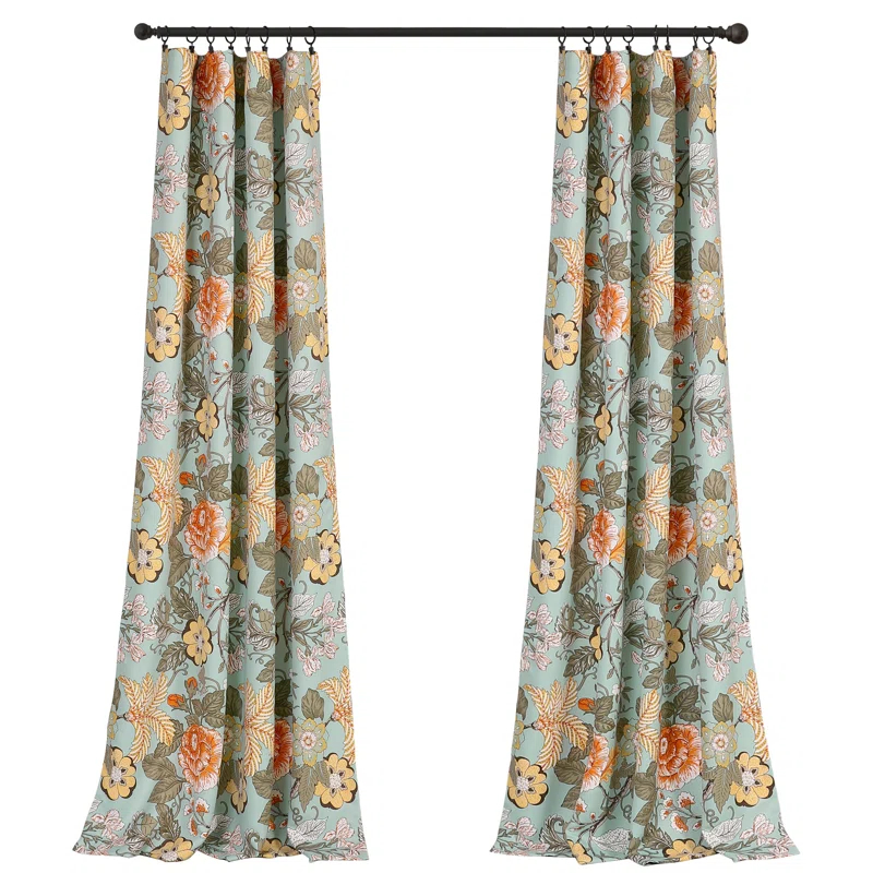 Lush Decor Polyester Room Darkening Curtain Pair (Set of 2)
