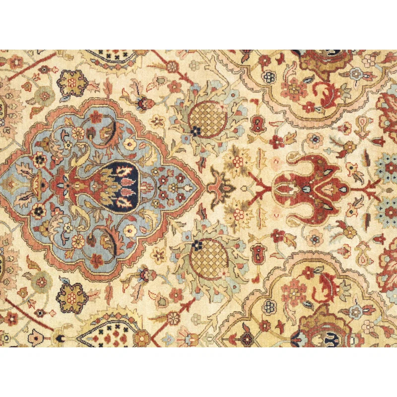 Azerbaijan Hand Knotted Wool Washable Oriental Indoor Rug