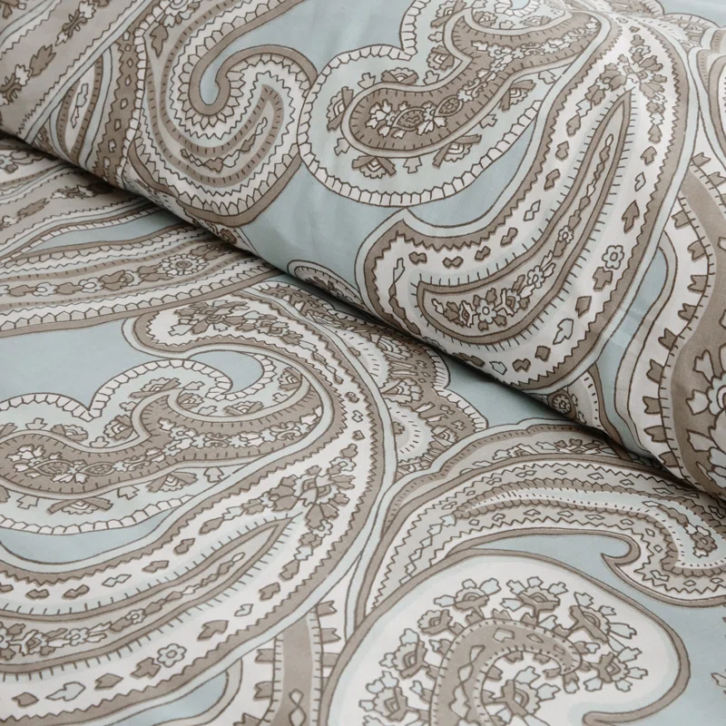 Madison Park Pure Ronan Cotton Paisley Comforter Set