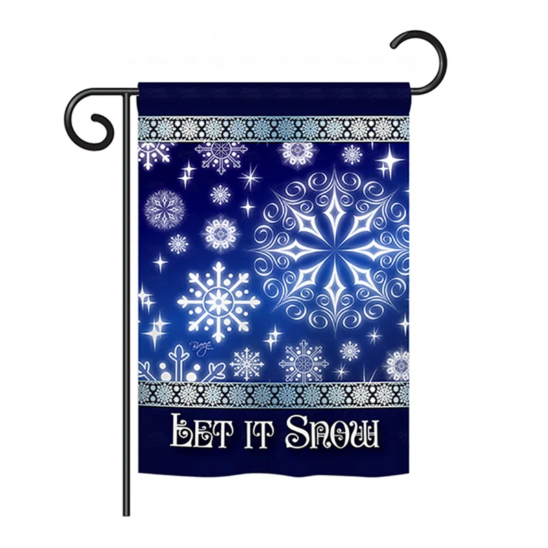 Breeze Decor Double Sided 18.5'' H x 13'' W Polyester House Flag