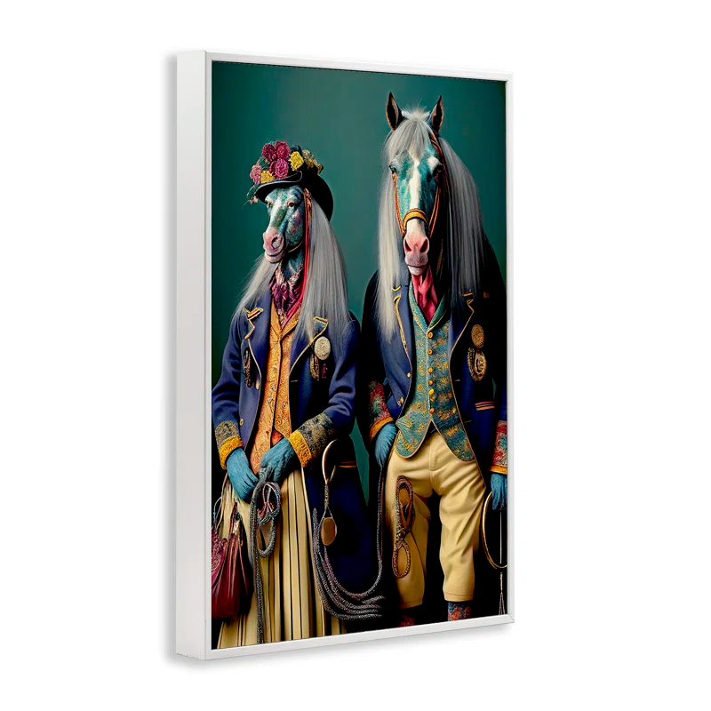 Stupell Industries Old Fashioned Horses Giclee Art by Sasha