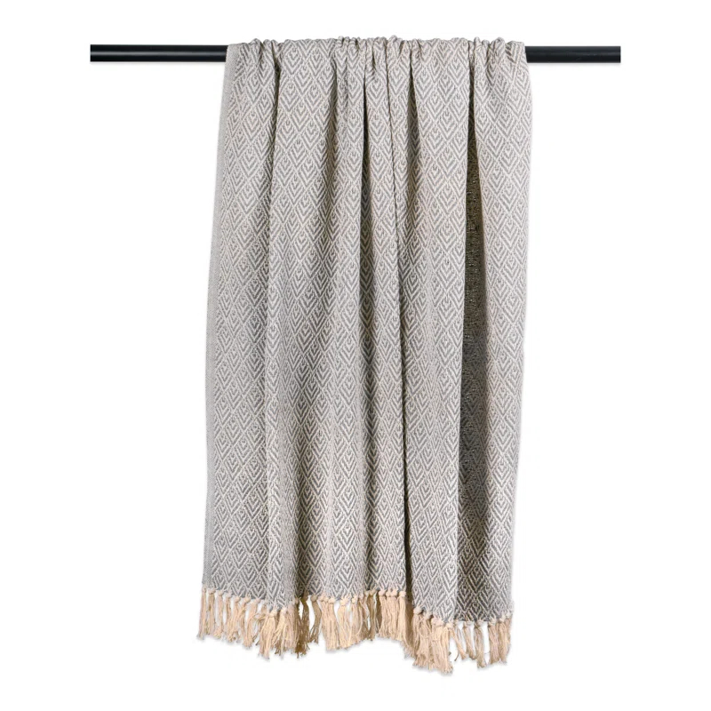 Design Imports Hand Woven Throw Blanket