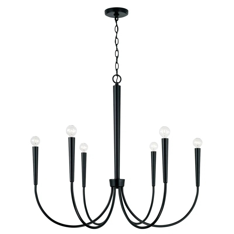 Capital Lighting 6 - Light Dimmable Classic / Traditional Chandelier