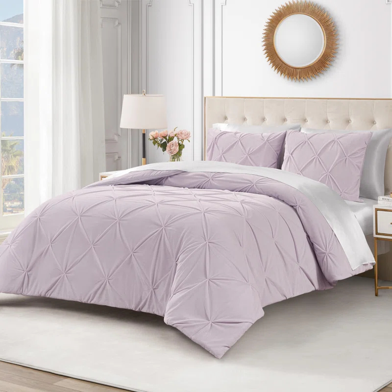 Juicy Couture Juicy Couture Kiss Pleat Plush Micromink Comforter Sets