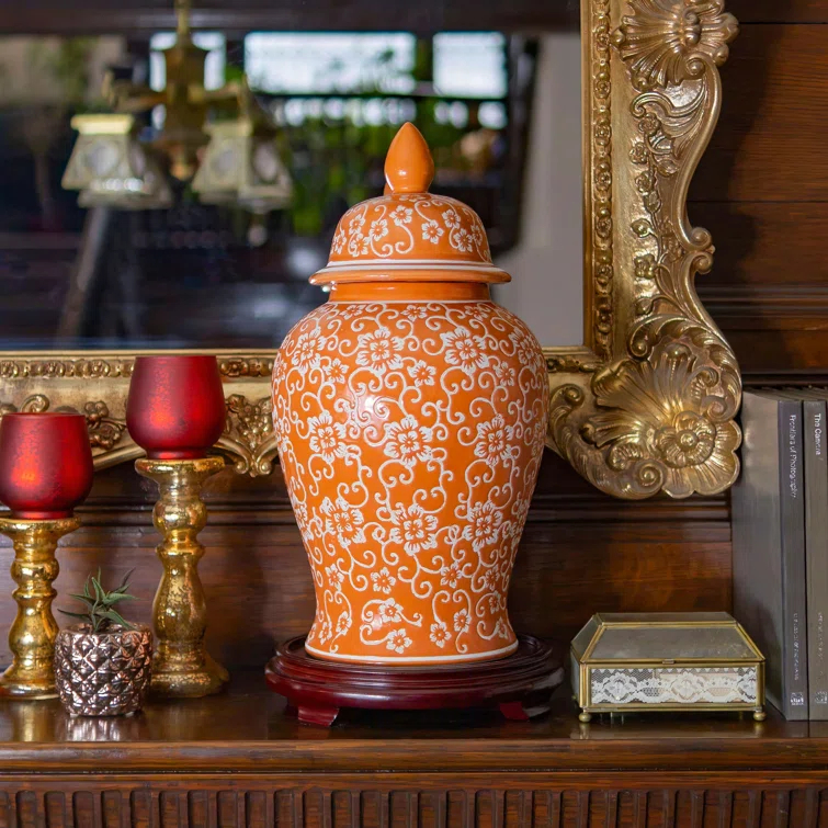 Willa Arlo™ Interiors Latoya Handmade Ceramic / Porcelain Ginger Jar