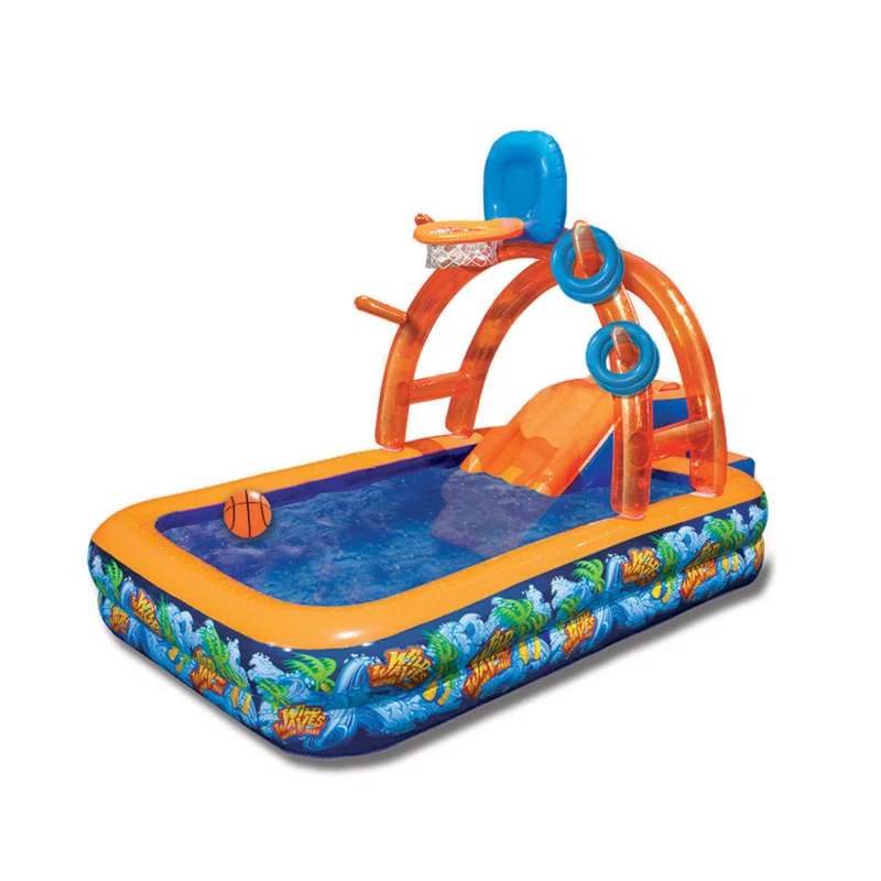 Banzai 52' x '88 Bounce House with Water Slide