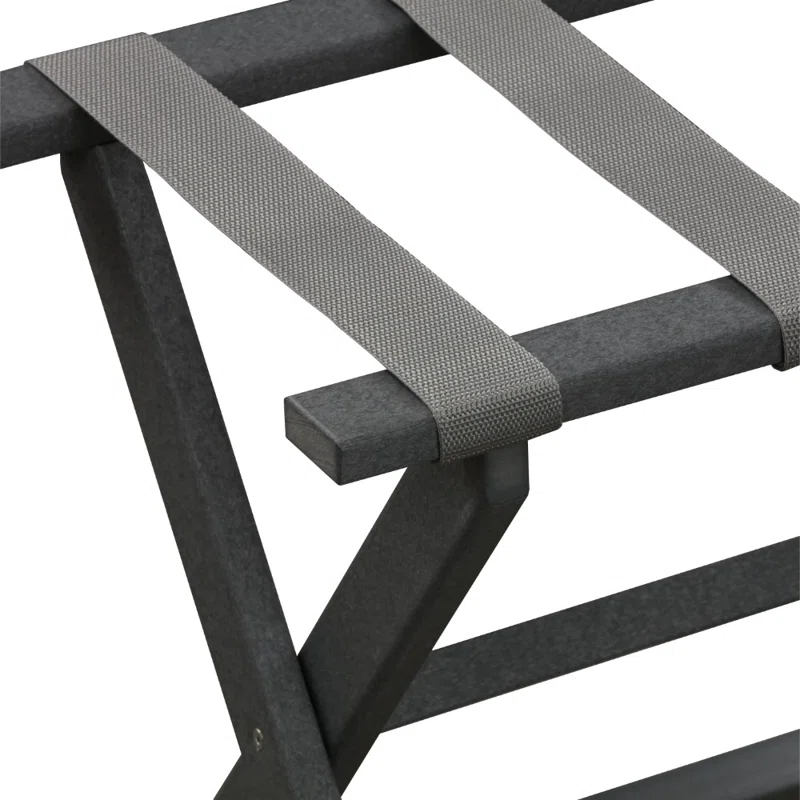 Lux Comfort Folding Eco-friendly Post Consumer Recycled Plastic Luggage Rack