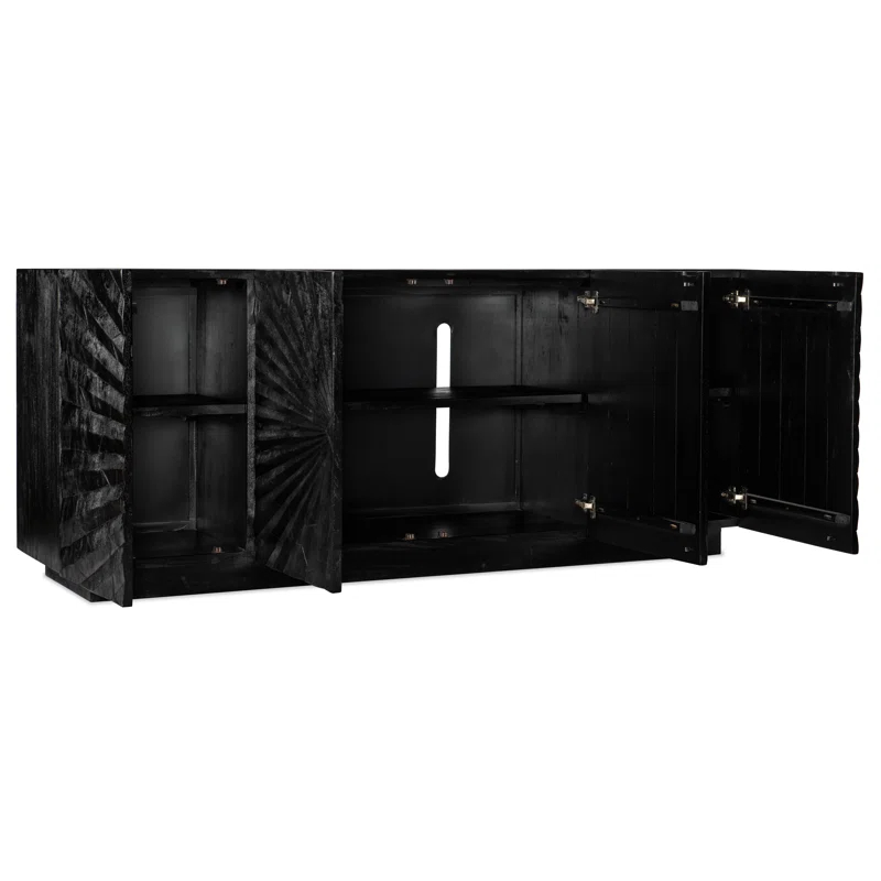 Hooker Furniture Commerce and Market Solid Wood TV Stand for TVs up to 75"