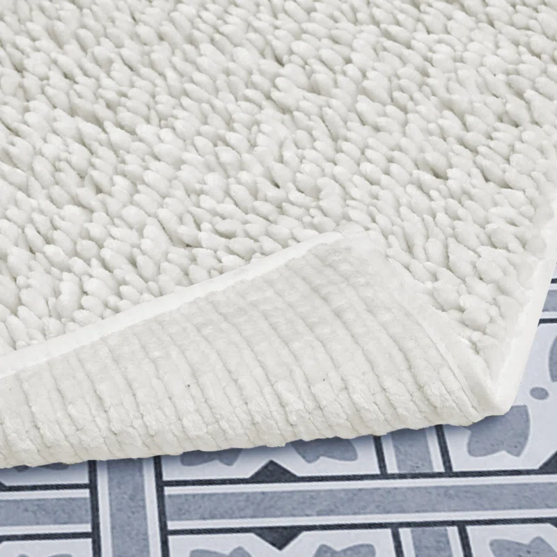 Laura Ashley Laura Ashley Butter Chenille 2 Pieces Bath Rugs