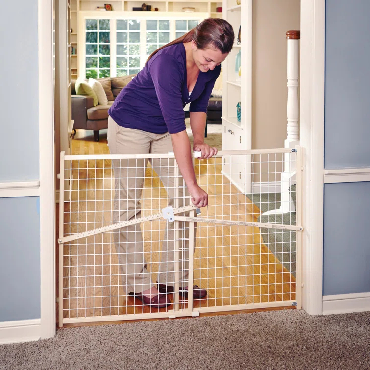 Tucker Murphy Pet™ Rumi Wood Pressure Mounted Pet Gate