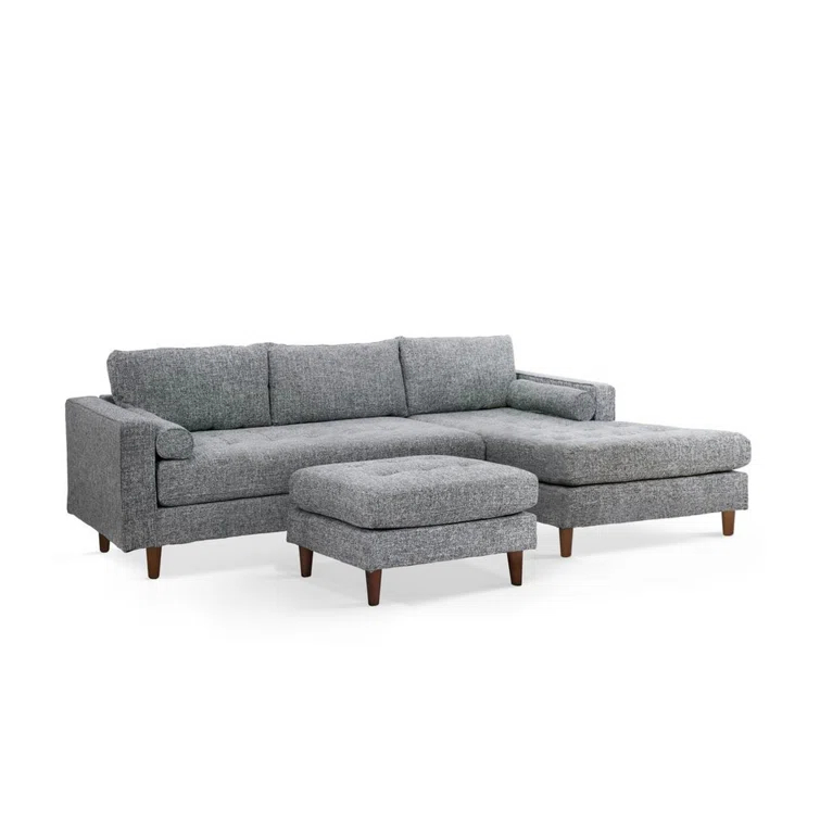 Benjara 5 - Piece Upholstered Sectional