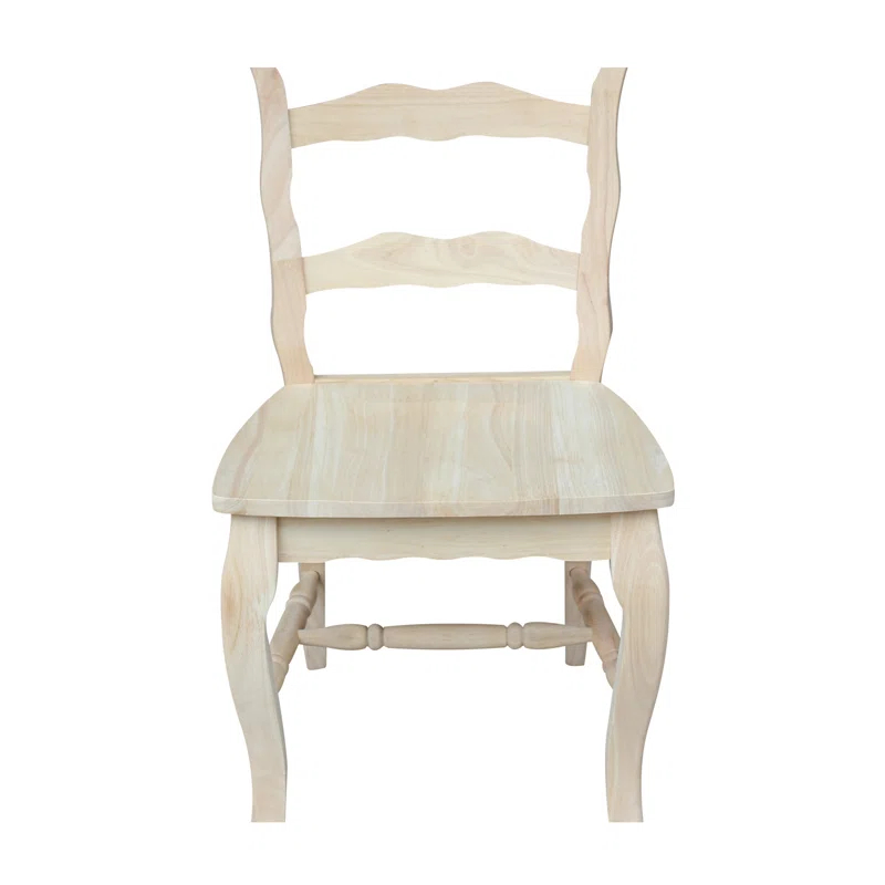 Ophelia & Co. Iademarco 18'' H Solid Wood Side Chair (Set of 2)