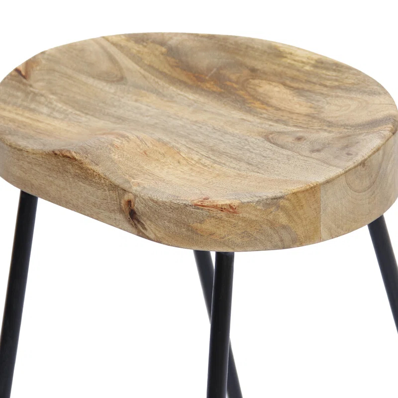 The Urban Port Counter Stool with Metal Frame