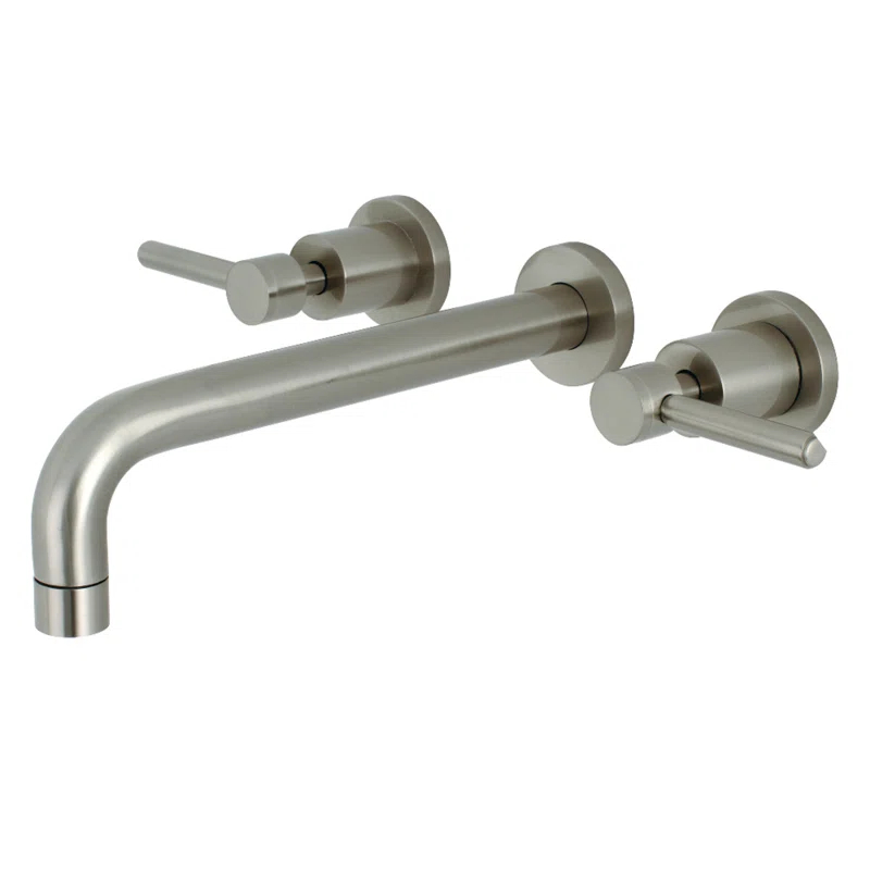 Kingston Brass KS8028DL Kingston Brass Concord Two-Handle 3-Hole Wall Mount Roman Tub Faucet