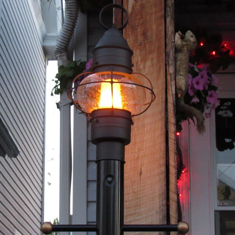 Astoria Grand Outdoor Lamp Post Light Fixture,Exterior Lantern for Yard, Garden, Patio, Porch, Driveway, Walkway