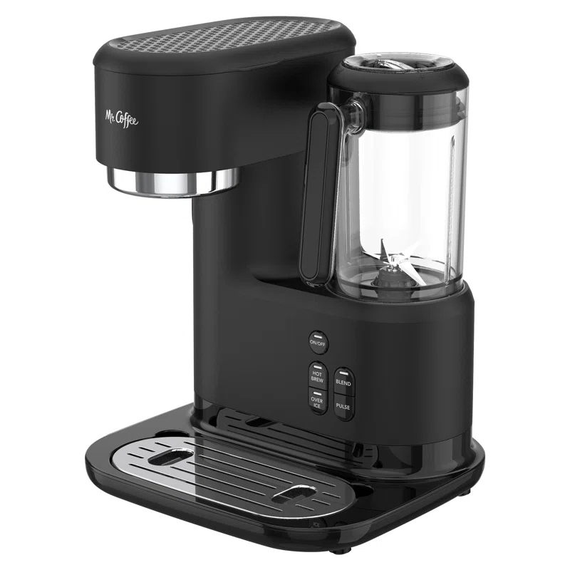 Mr. Coffee 2149282 Mr. Coffee Single-Serve Iced And Hot Coffee Maker And Blender With 2 Tumblers