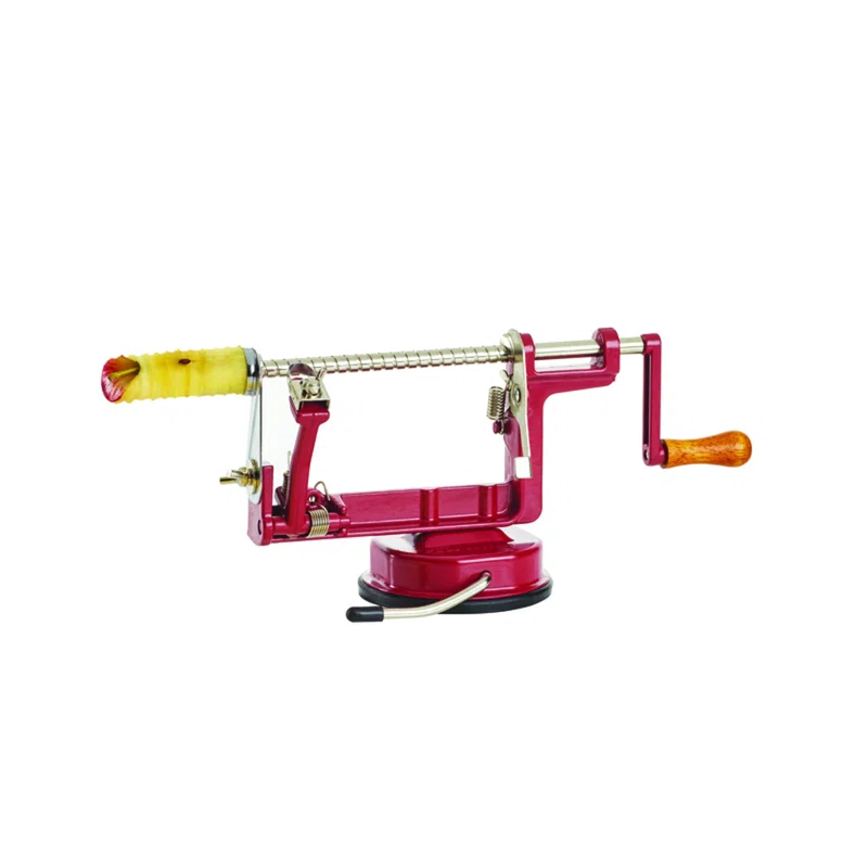 Amco Houseworks Back To Basics Cast Iron Apple/Potato Multi-Peeler with Suction Base