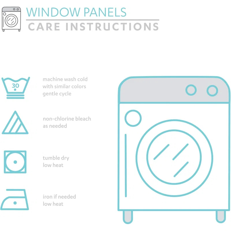 Lush Decor Weeping Flowers Floral Room Darkening Thermal Rod Pocket Curtain Panels (Set of 2)