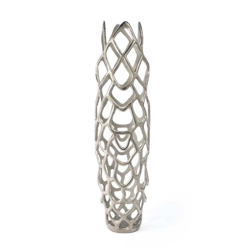 Arabella Handmade Aluminum Floor Vase