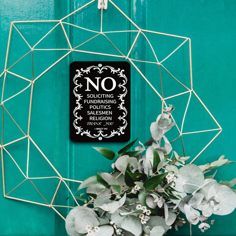 Inbox Zero No Soliciting for Home and Business, do Not Ring the Bell Sign