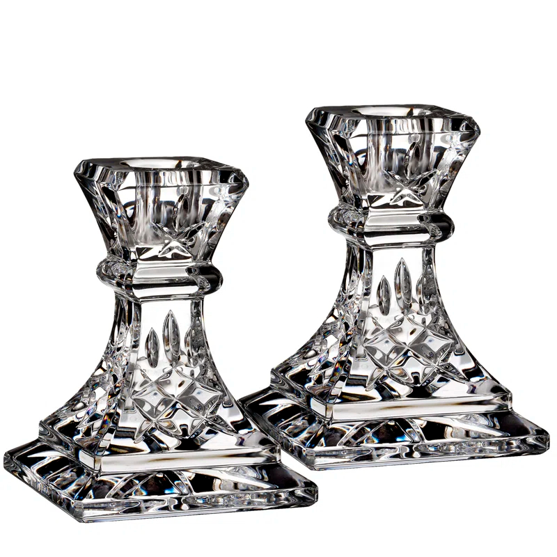 Waterford Giftology Lismore Candlestick 4 in, Orange Box & Reviews | Wayfair