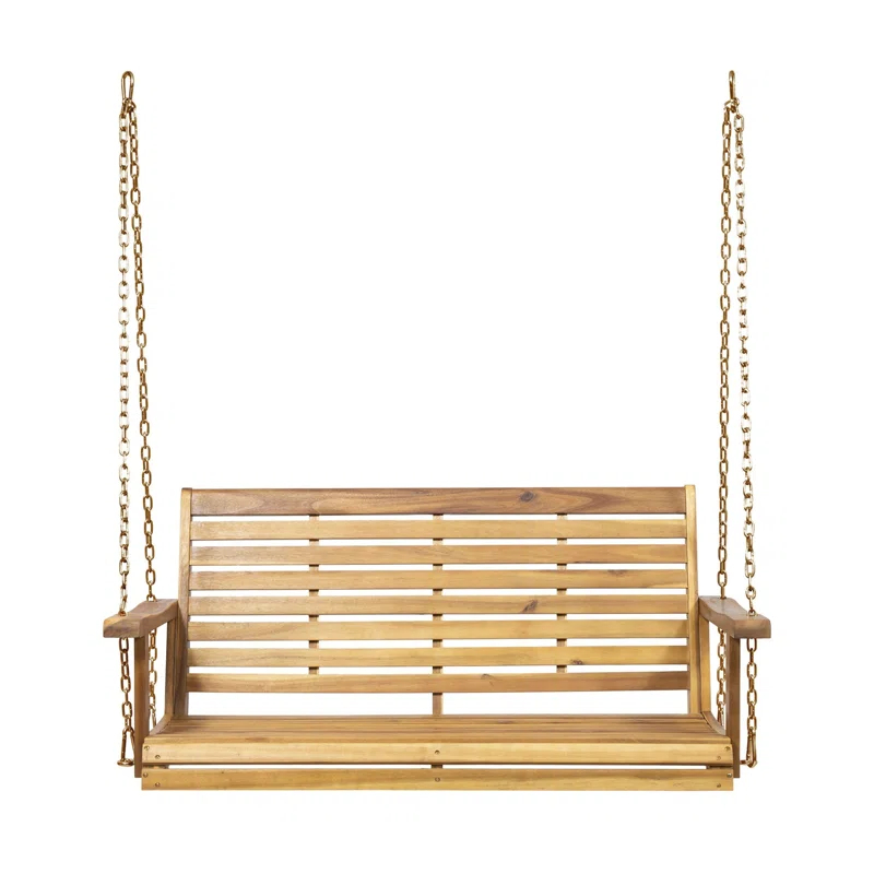 Gracie Oaks Lamp Outdoor Porch Swing
