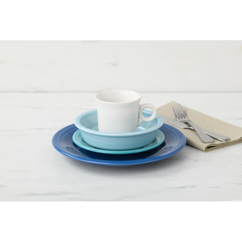 Fiesta Dinnerware 4-Piece Place Setting Set, Service for 1