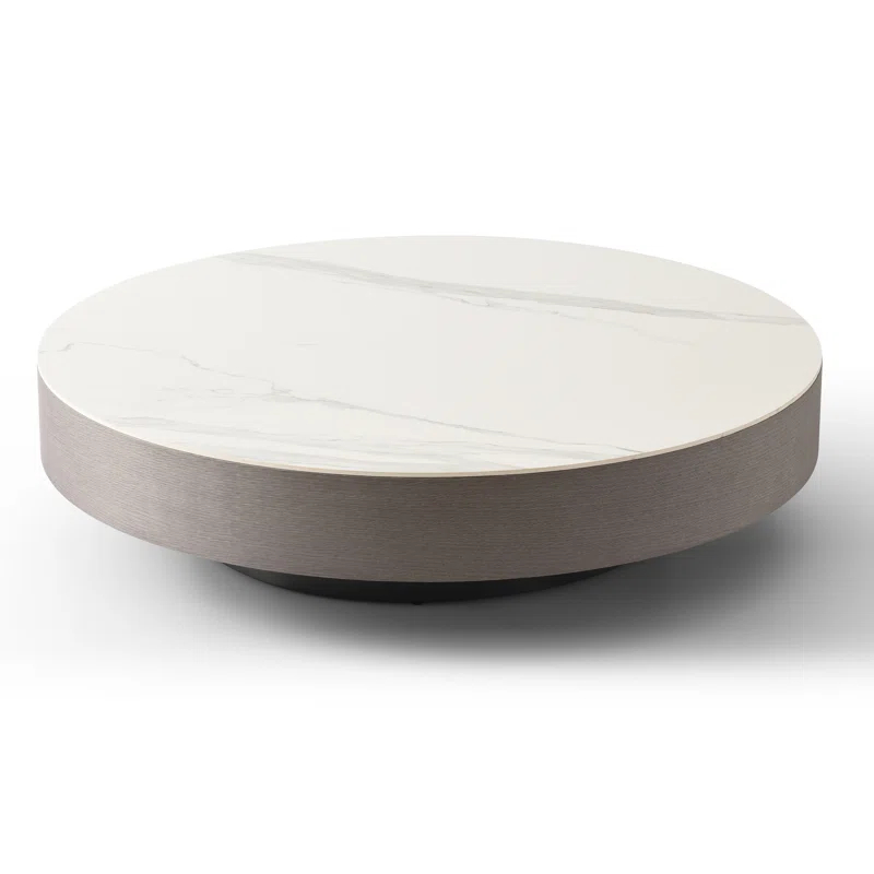 Whiteline Imports Pedestal Coffee Table