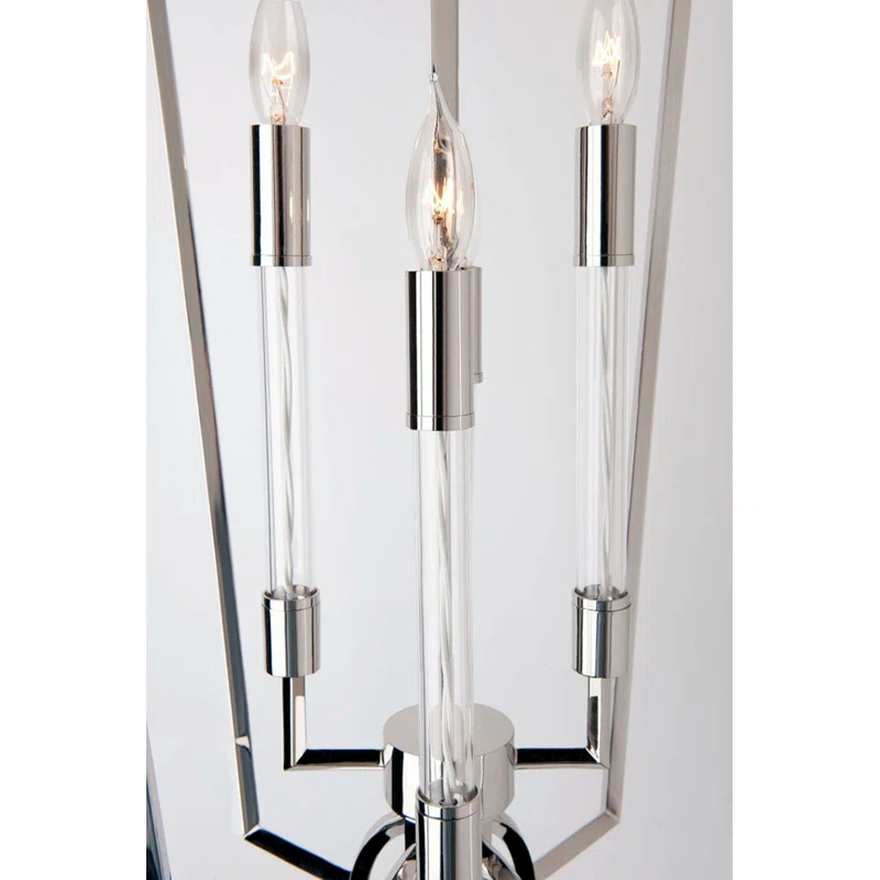 Hudson Valley Lighting Waterloo 4 - Light Glass Geometric Chandelier