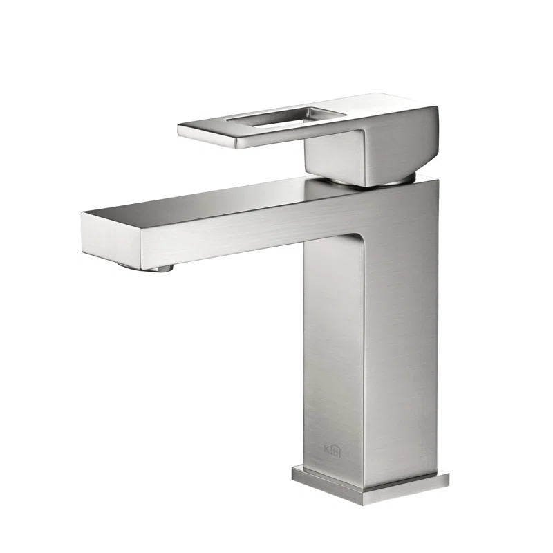 KIBI KBF1002BN Cube Single-Hole Single-handle Bathroom Faucet