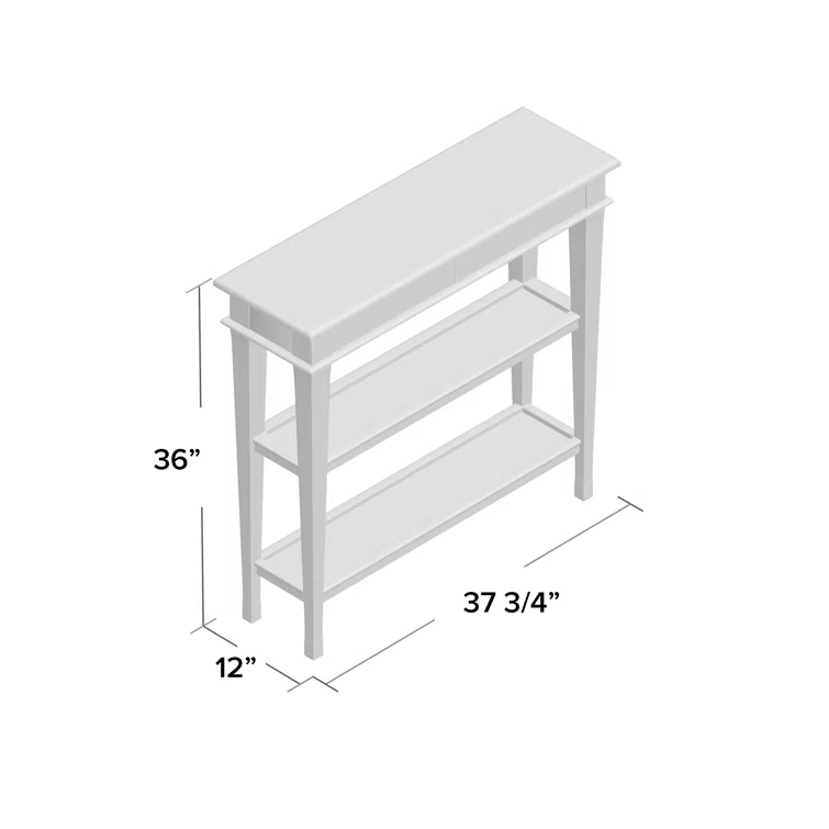 Theodore Alexander Castle Bromwich 37.75'' Solid Wood Console Table