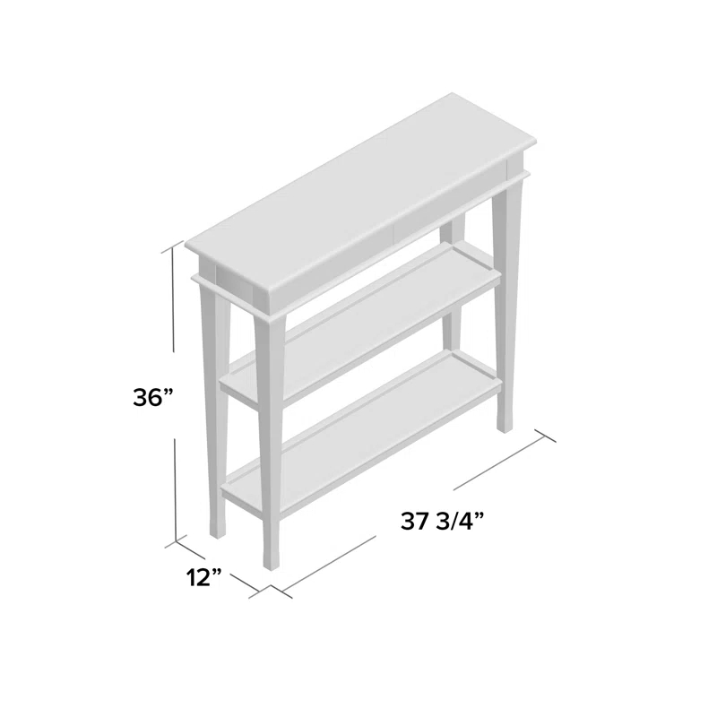 Theodore Alexander Castle Bromwich 37.75'' Solid Wood Console Table