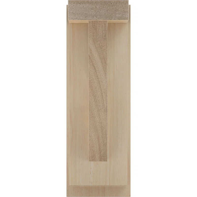 Ekena Millwork Traditional H 2.5'' W D Wood Bracket / Corbel