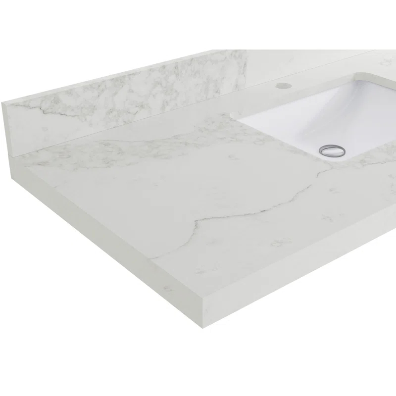 Willow Collections Aberdeen 42'' Single Bathroom Vanity with Quartz Top