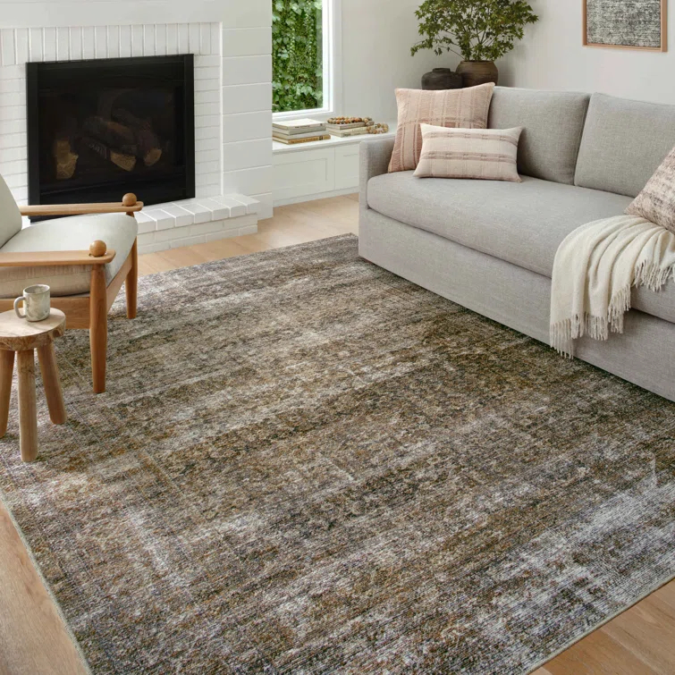 Billie Oriental Tobacco/Rust Area Rug