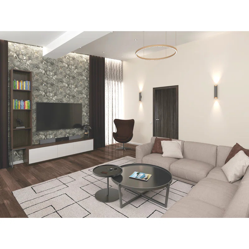 Belldinni Palladio 79.375'' Solid + Manufactured Wood Flush Slab Door