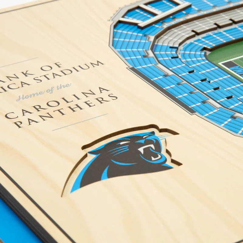 YouTheFan NFL 5-Layer Stadiumview Wall Art
