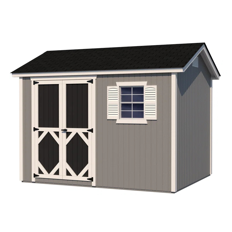 Little Cottage Co. Classic Workshop Outdoor Wood Storage Shed