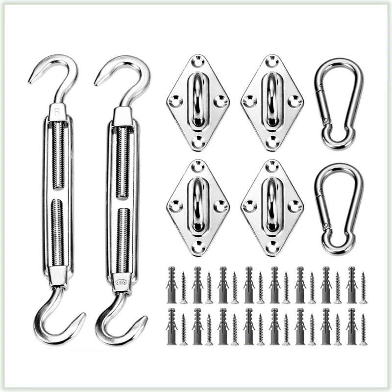 ColourTree Sun Shade Sail Rectangle & Square Hardware Kit (Hardware Kits Only) & Reviews | Wayfair