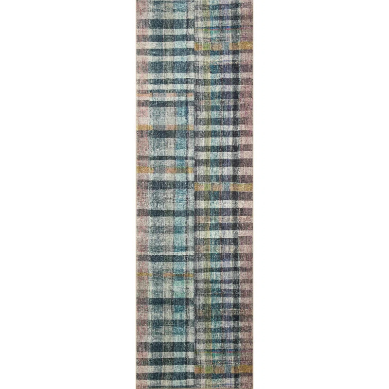 Chris Loves Julia x Loloi Chris Loves Julia x Loloi Humphrey Collection HUM-04 Blue/Yellow/Pink, Contemporary Area Rug