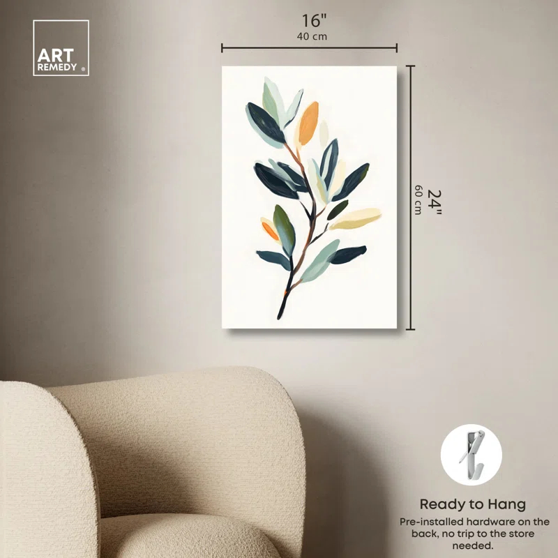 Art Remedy Prismatic Grove I Canvas Retro Poster Art by Art Remedy