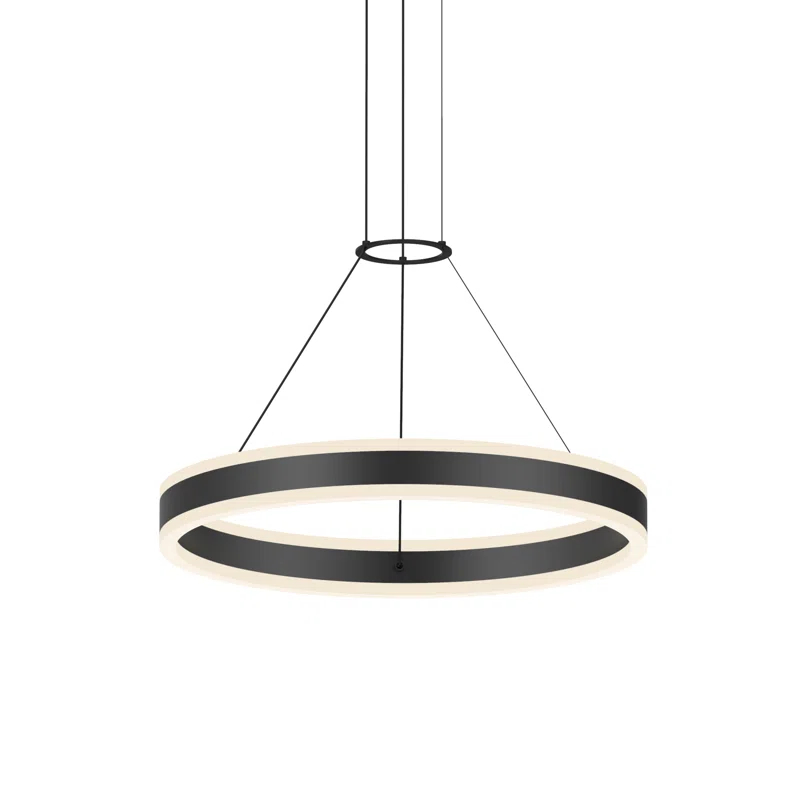Double Corona 2 - Light Dimmable LED Wagon Wheel Chandelier