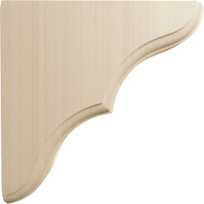 Ekena Millwork Stratford H 1.75'' W D Wood Bracket / Corbel
