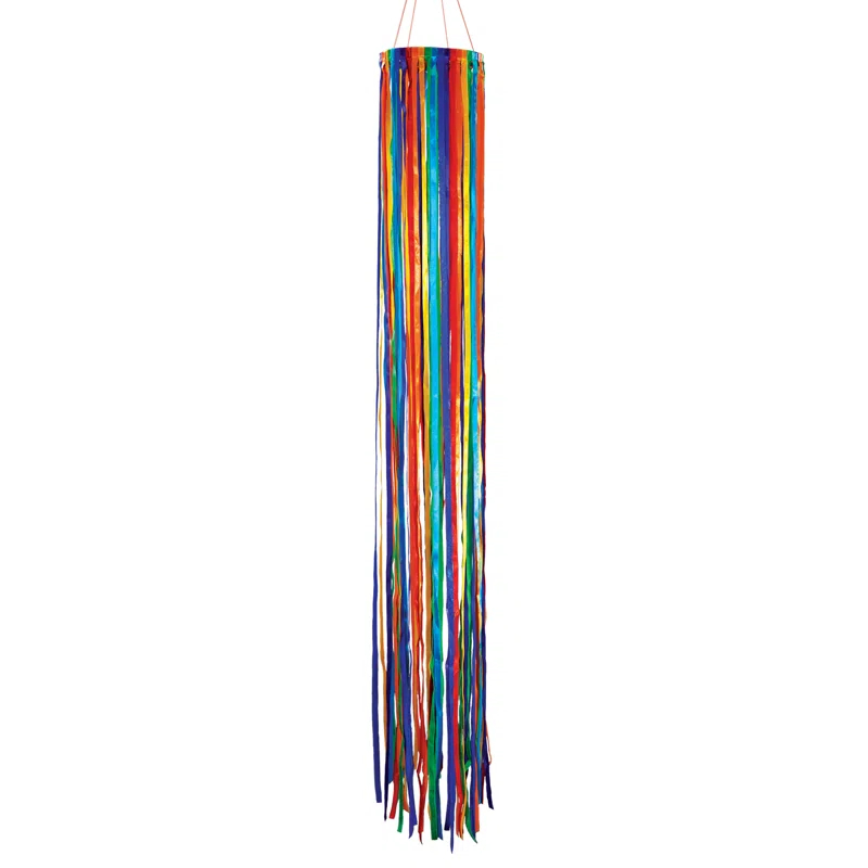 Breeze Decor Rainbow Ribbon Windsock