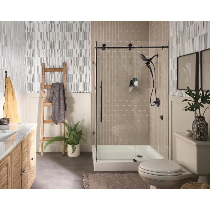 Co-t Moen Engage Magnetix 2-In-1 Shower Head With Handheld Spray, Magnetic Docking System, Matte Black Finish, Multiple Spray Settings, 60" Kink-Free Hose J21BF6624