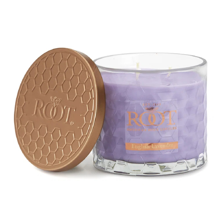 Root Candles English Lavender Scented Jar Candle