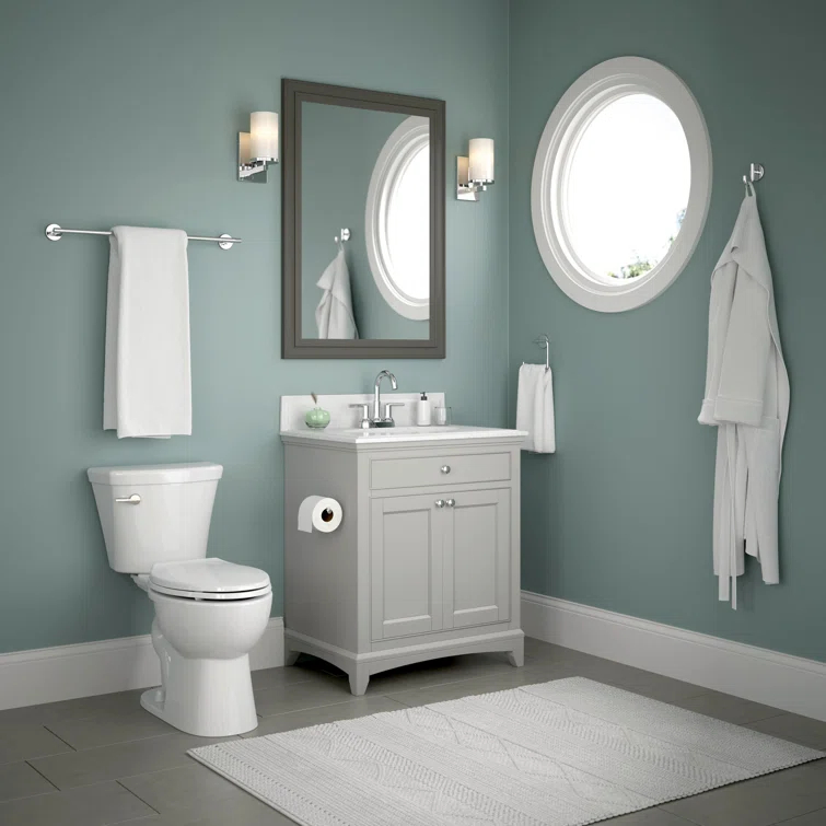 Trinsic Wall Mount Single Post Toilet Paper Holder Bath Hardware Accessory