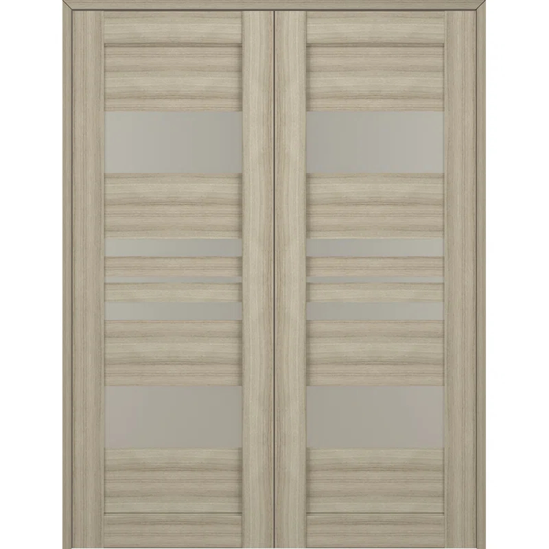 Belldinni Romi 79.38'' Solid + Manufactured Wood Paneled French Doors