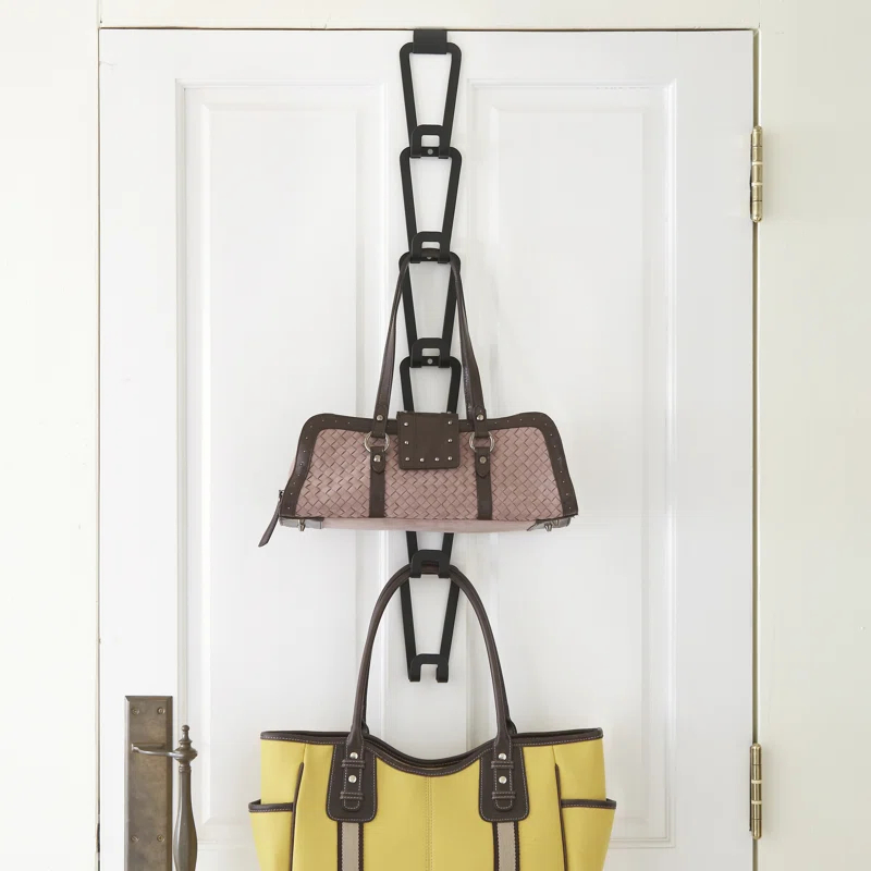 Yamazaki Home Yamazaki Home Chain Link Bag Holder - Closet Storage Hanging Organizer Rack, Steel