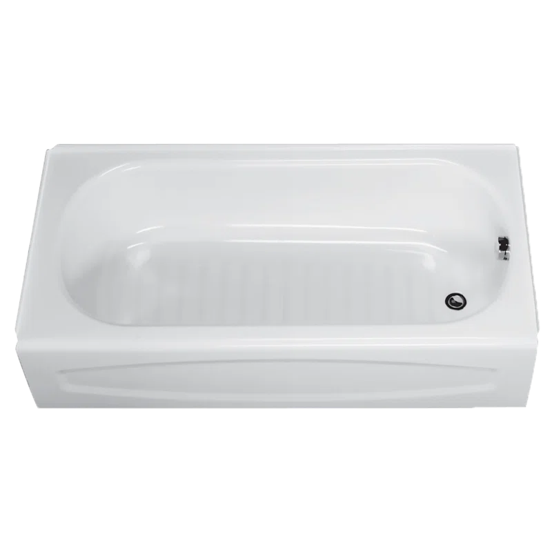 Salem 60'' x 30'' Alcove / Tile In Soaking Porcelain Enameled Steel Bathtub